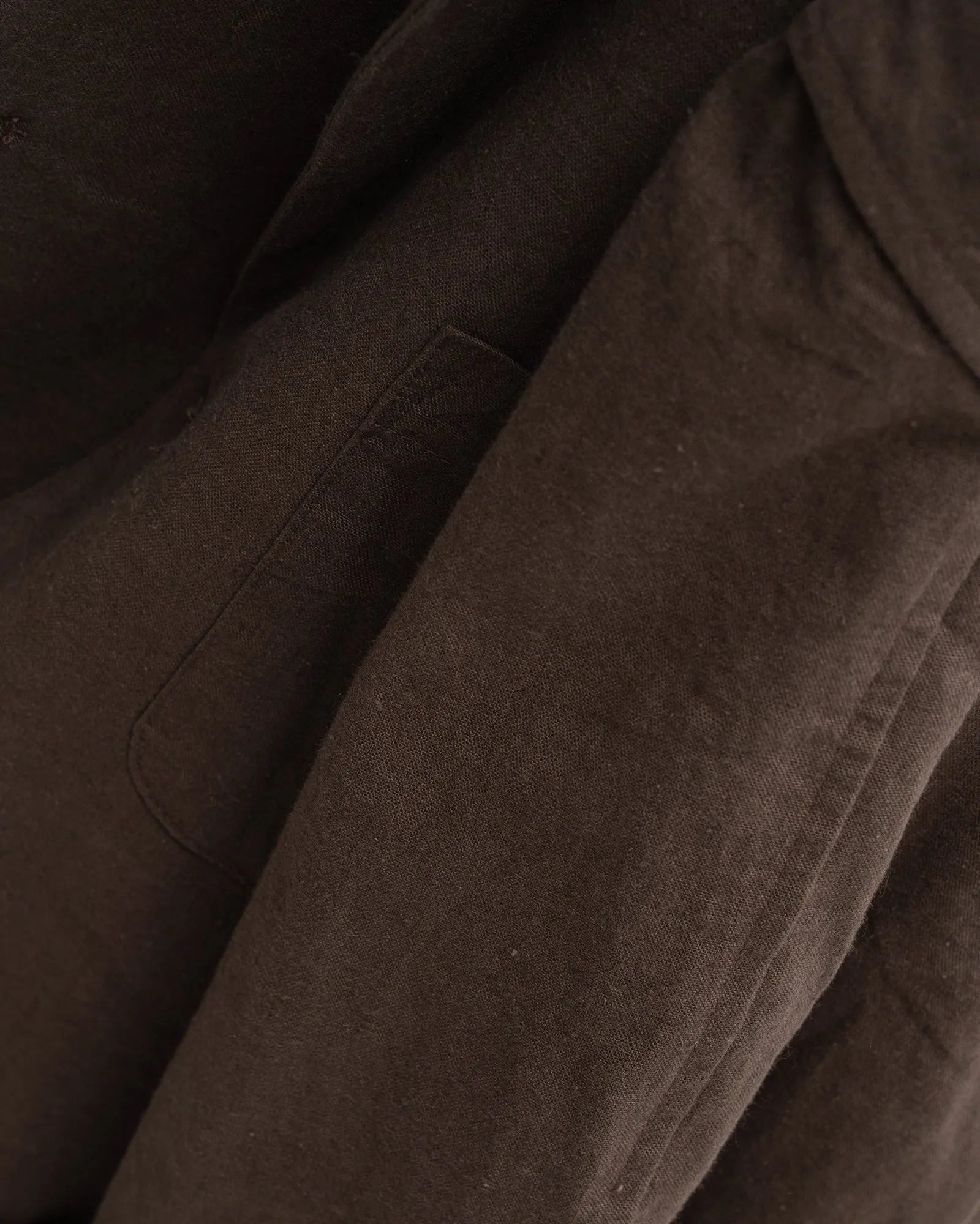 CARRY ON JACKET - DARK BROWN OVERDYED CANVAS sold by James Coward product image thumbnail 5