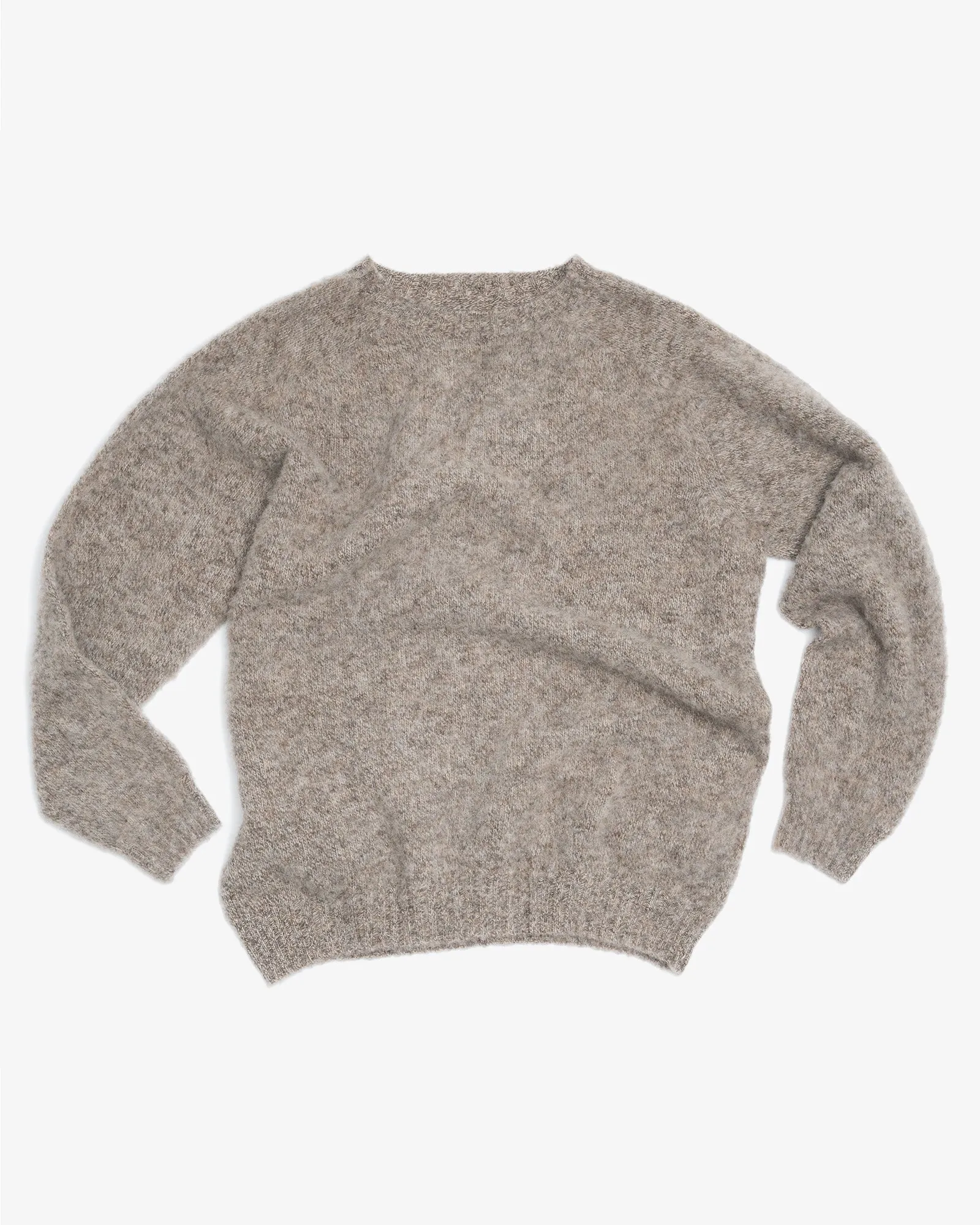 FITZROY SWEATER - DOUBLE BRUSHED SHALE sold by James Coward