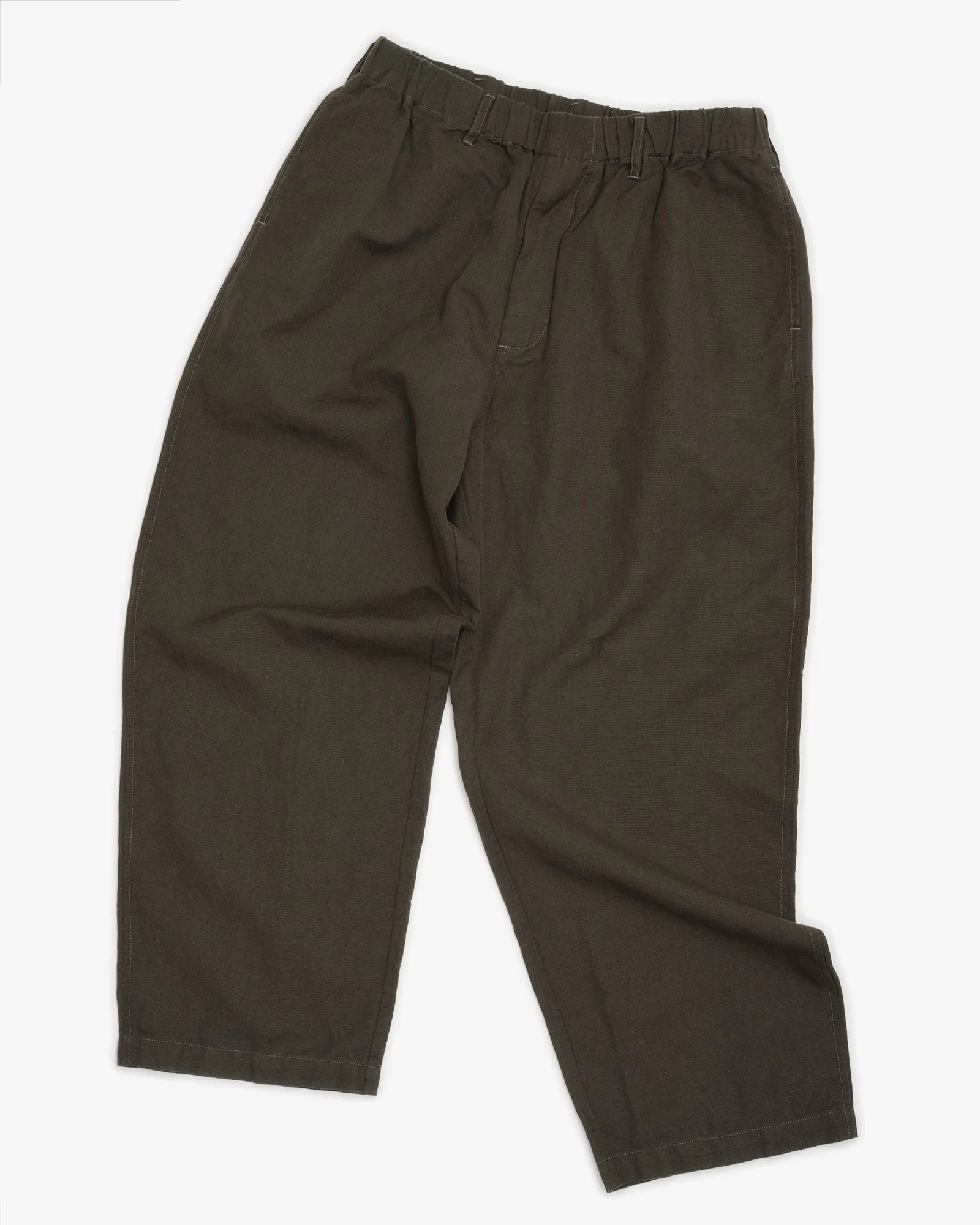 CARRY ON PANT - COFFEE GROUNDS BELGIAN LINEN sold by James Coward product image thumbnail 5