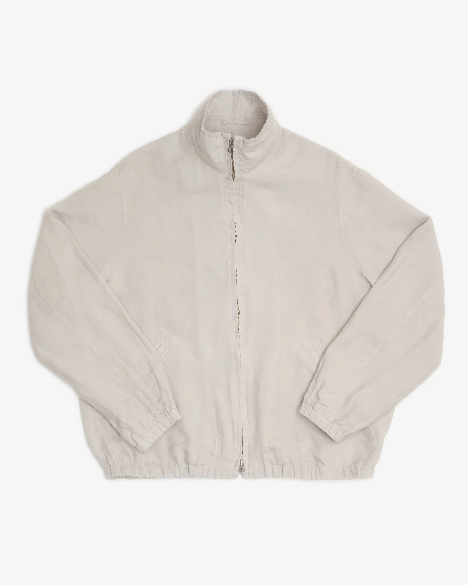 CIRCUIT JACKET - LIGHT GREY WASHED BELGIAN LINEN sold by James Coward product image thumbnail 5