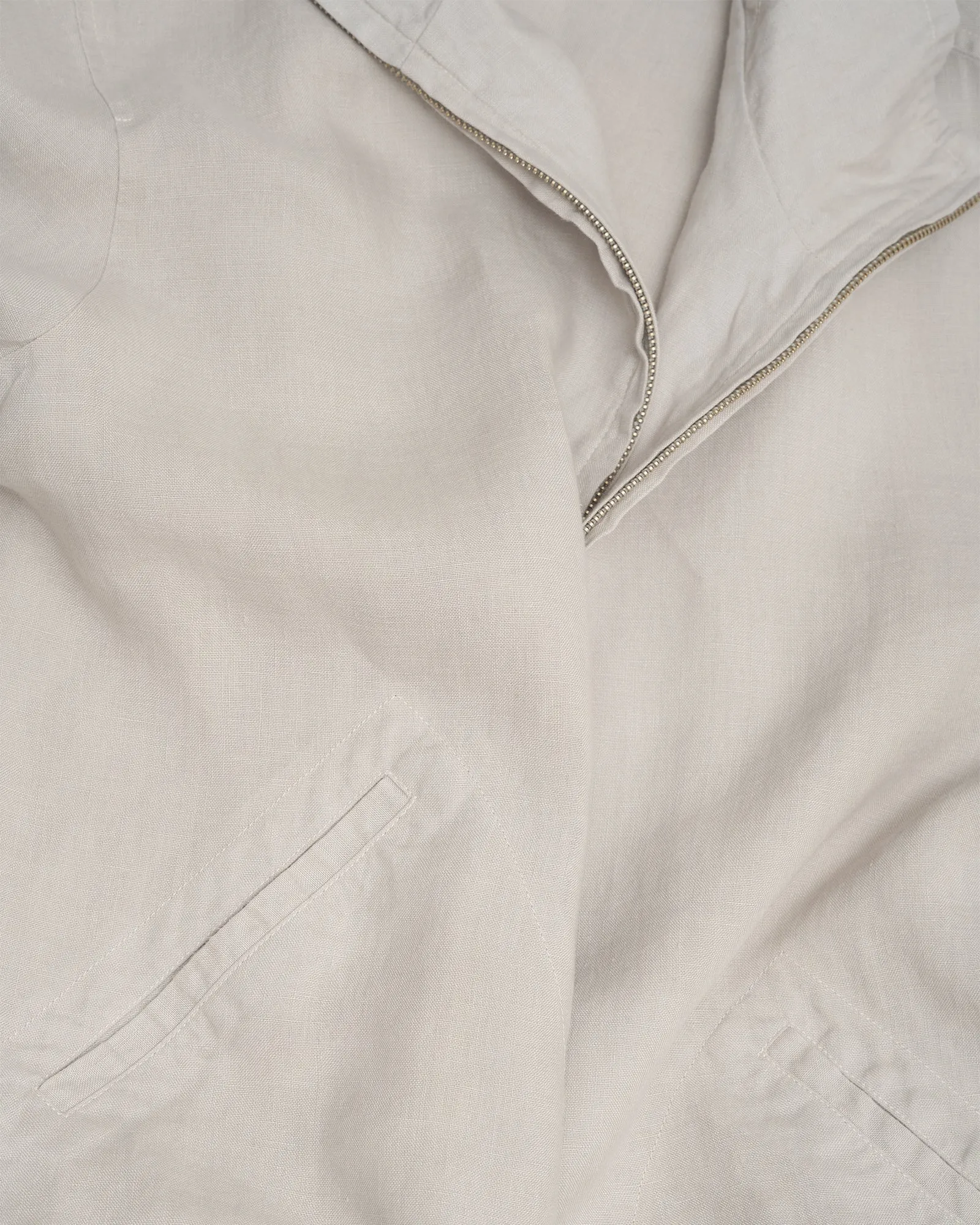 CIRCUIT JACKET - LIGHT GREY WASHED BELGIAN LINEN sold by James Coward product image thumbnail 4