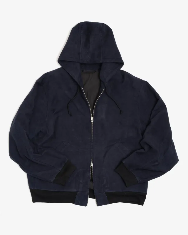PARKA - DARK NAVY HEAVYWEIGHT MOLESKIN made by James Coward