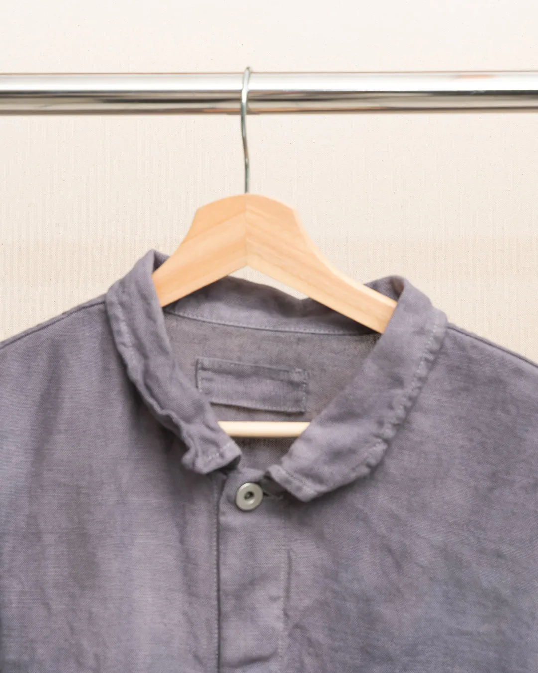 TRAVAIL SHIRT SHIRT - STUDIO DYED BELGIAN LINEN (SR038) sold by James Coward product image thumbnail 2