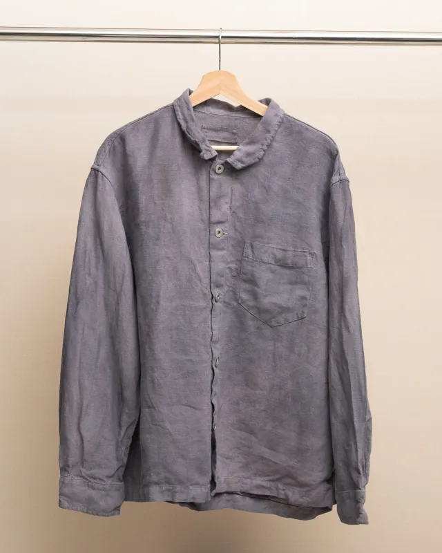 TRAVAIL SHIRT SHIRT - STUDIO DYED BELGIAN LINEN (SR038) made by James Coward