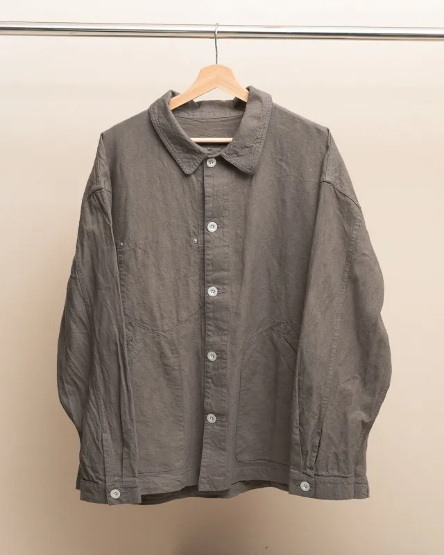 SIGNAL SHIRT - STUDIO DYED CANVAS (SR018) made by James Coward