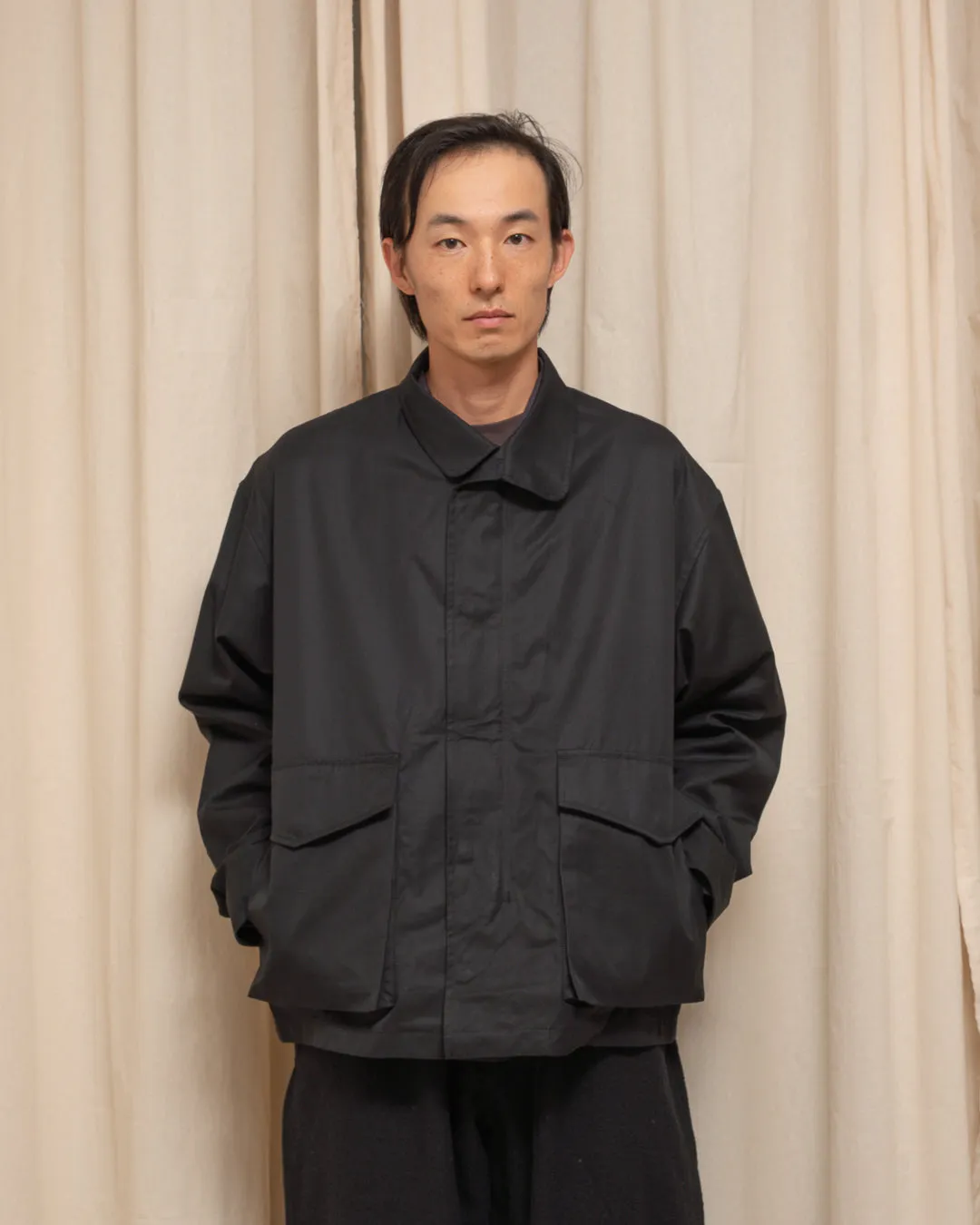 SIX JACKET - BLACK COTTON MASTERSHIELD sold by James Coward product image thumbnail 3