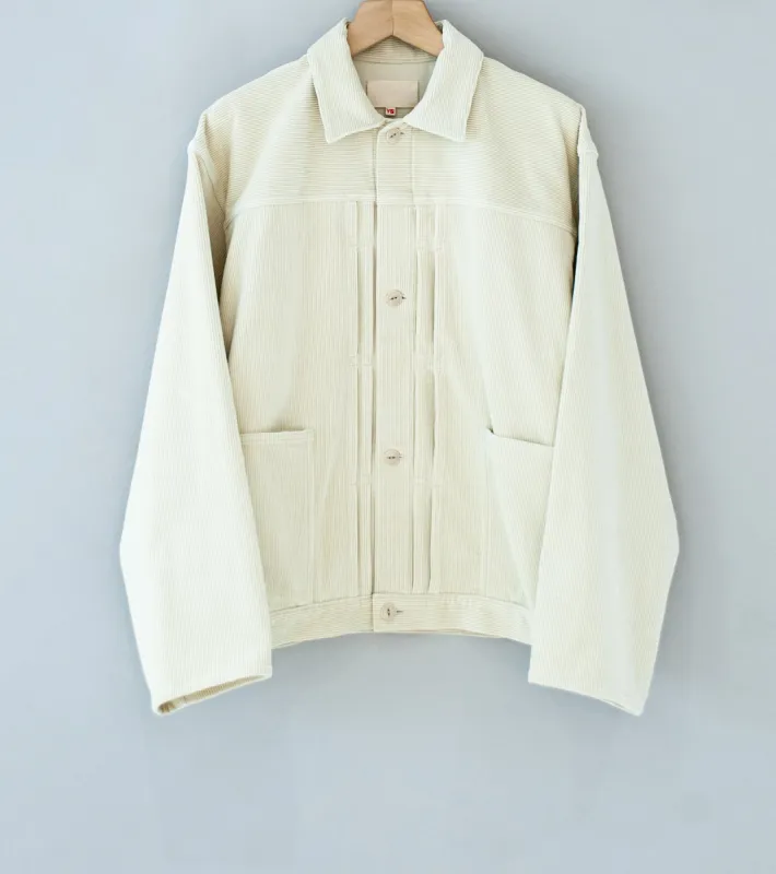 Yoko Sakamoto 'Pleats Jacket' (Ecru) sold by C'H'C'M' Shop