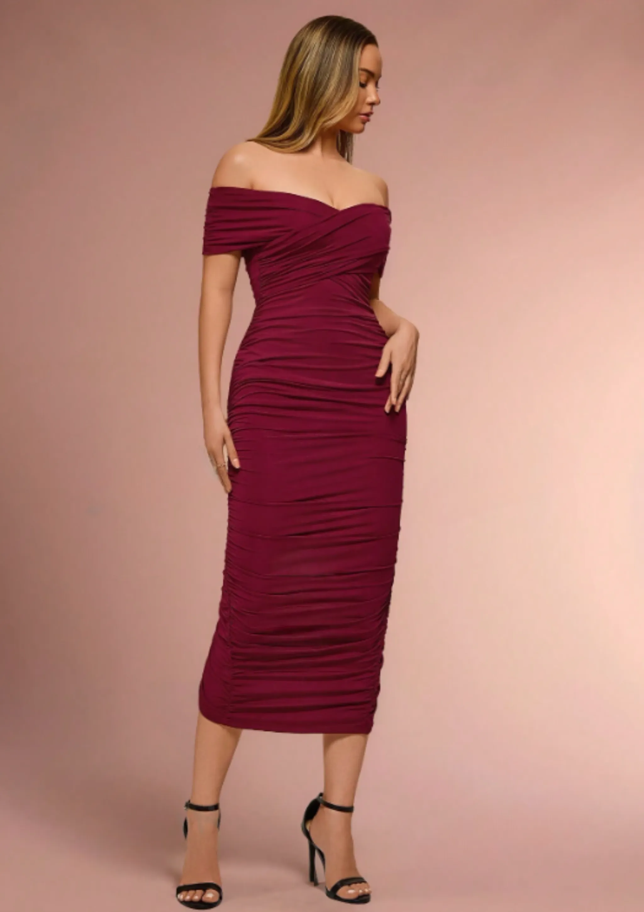 LUCIA OFF SHOULDER DRESS sold by hitheredarling product image thumbnail 4