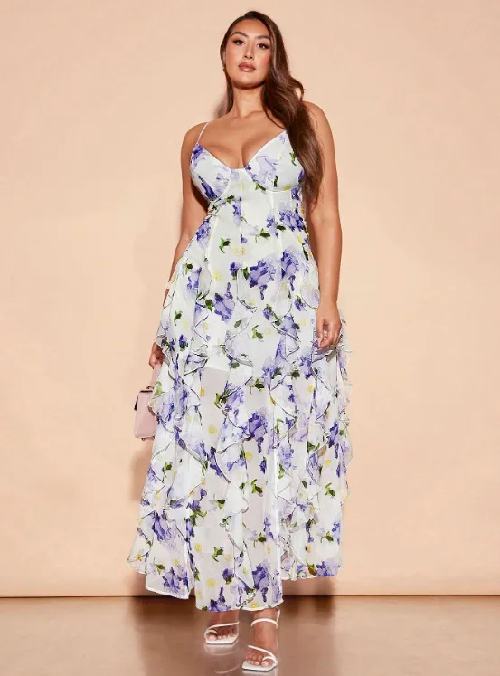 KELDA FLORAL MAXI DRESS sold by hitheredarling product image thumbnail 3