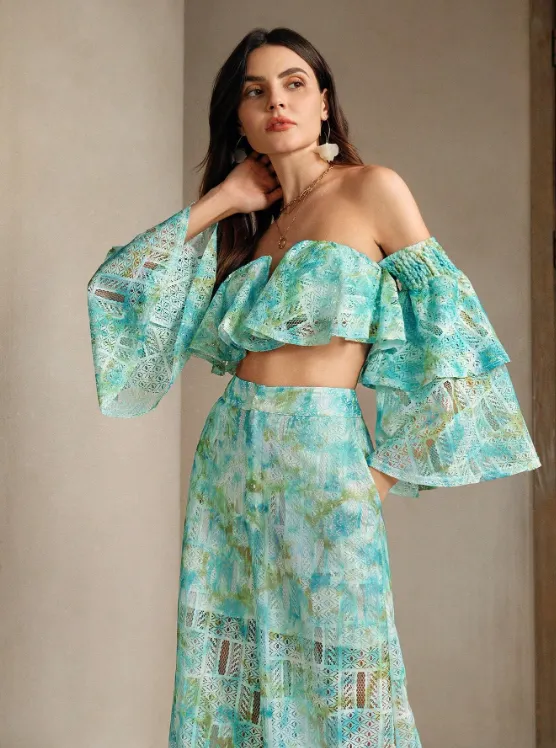 SARELLE TOP & HIGH WAIST PANT sold by hitheredarling product image thumbnail 3