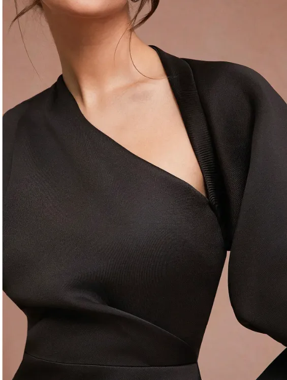 NOVA ONE SHOULDER SCUBA MIDI DRESS sold by hitheredarling product image thumbnail 4