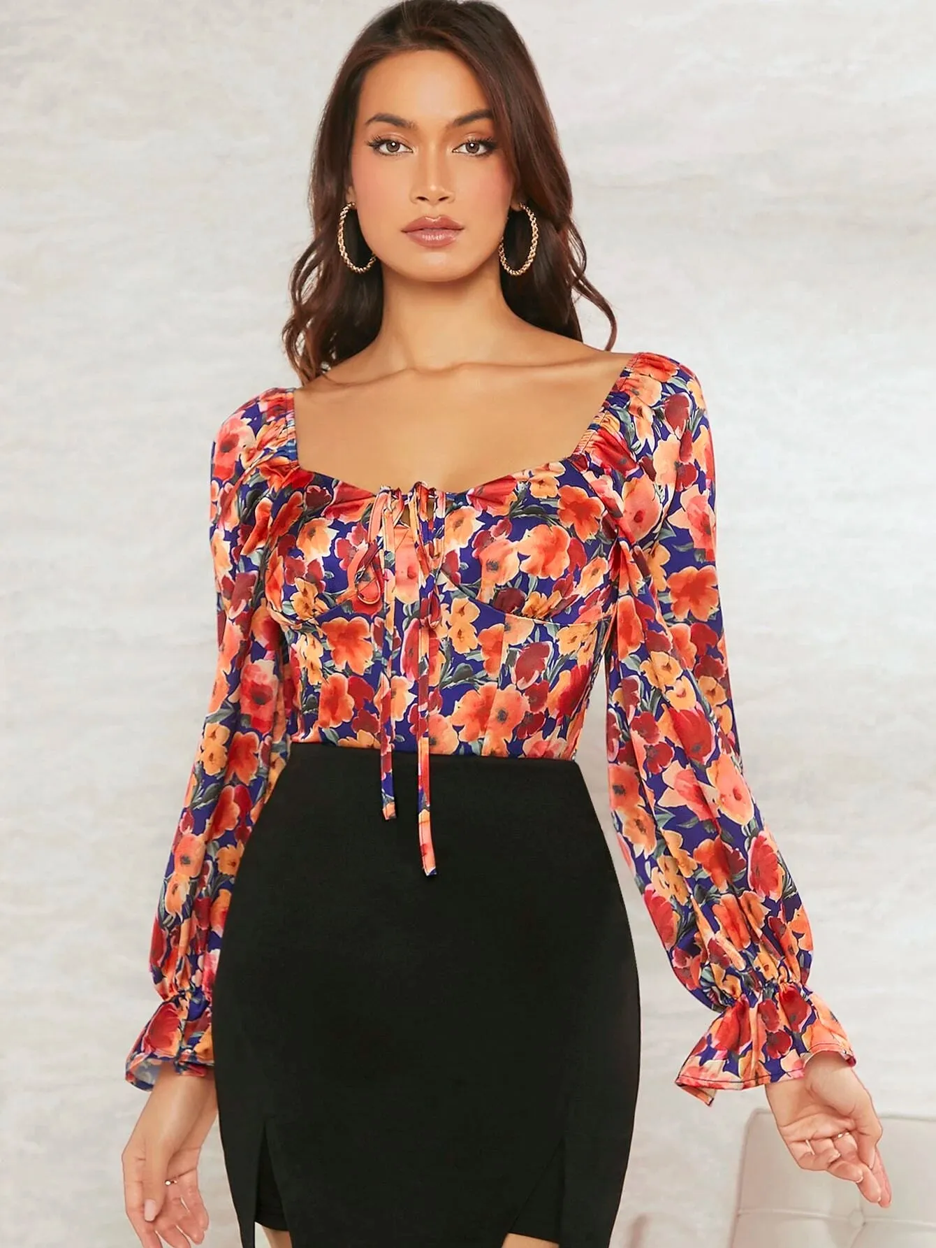 TANIA FLORAL BLOUSE sold by hitheredarling product image thumbnail 5