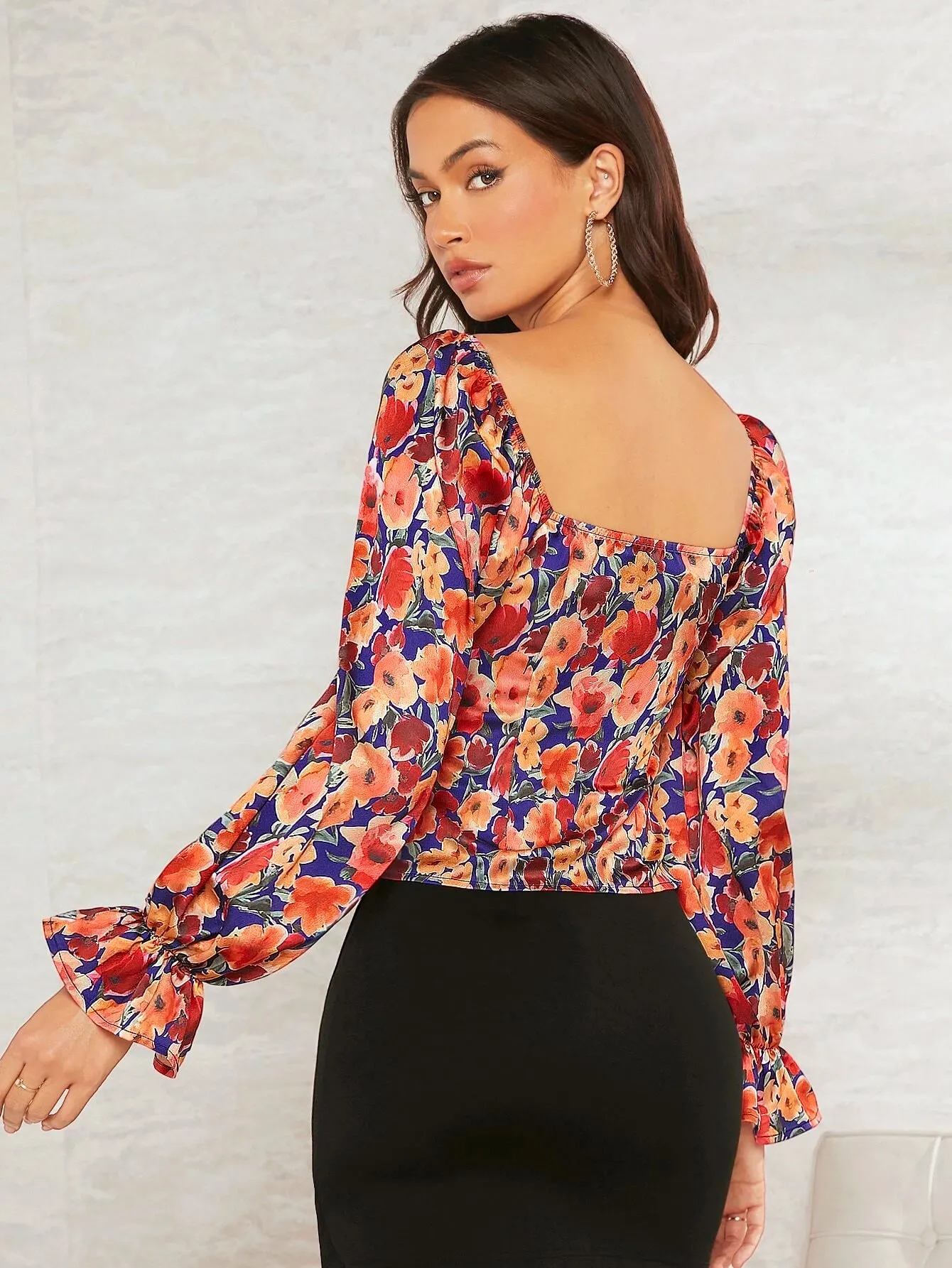 TANIA FLORAL BLOUSE sold by hitheredarling product image thumbnail 3