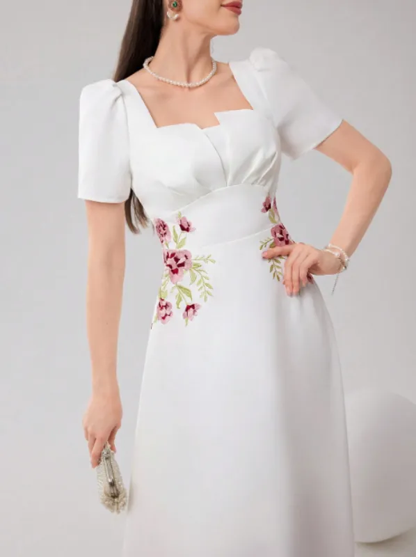 SHIRLEY FLORAL MIDI DRESS 🌹 sold by hitheredarling