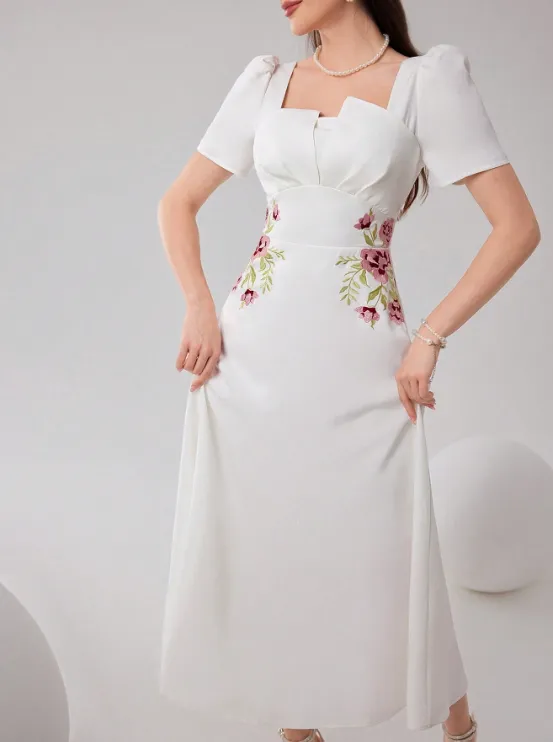 SHIRLEY FLORAL MIDI DRESS 🌹 sold by hitheredarling product image thumbnail 4