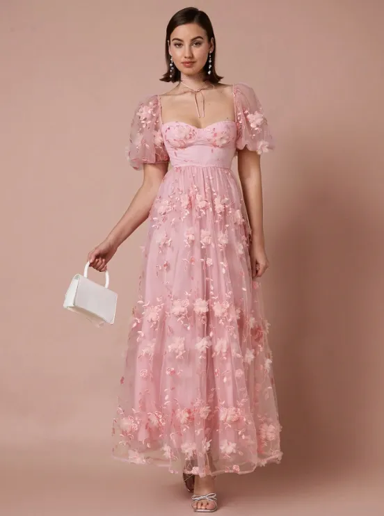 PEONY ROMANTIC FLORAL MAXI DRESS sold by hitheredarling product image thumbnail 4