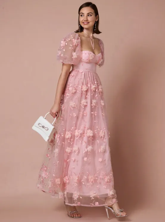 PEONY ROMANTIC FLORAL MAXI DRESS sold by hitheredarling product image thumbnail 3