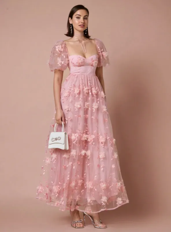 PEONY ROMANTIC FLORAL MAXI DRESS sold by hitheredarling