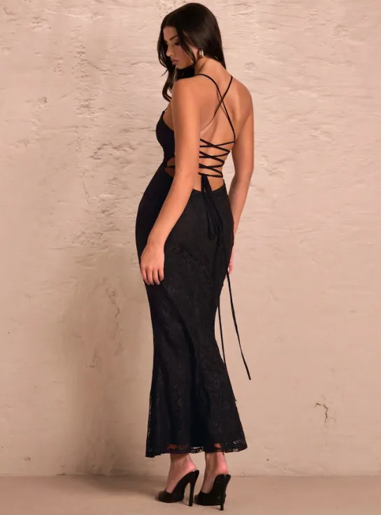 JAYNE LACE BACKLESS MIDI DRESS sold by hitheredarling product image thumbnail 2