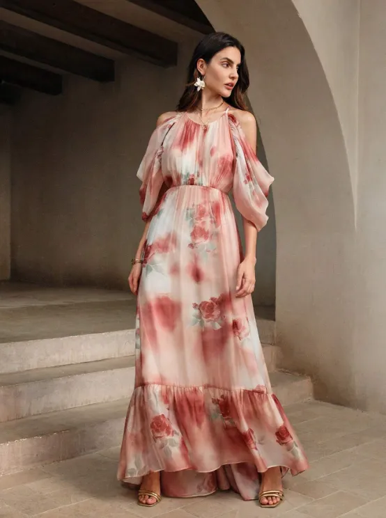 FLORET ROMANTIC MAXI DRESS sold by hitheredarling product image thumbnail 5
