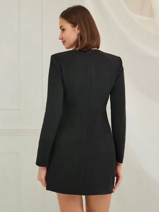 REVA CRYSTAL DECOR MINI DRESS sold by hitheredarling product image thumbnail 3