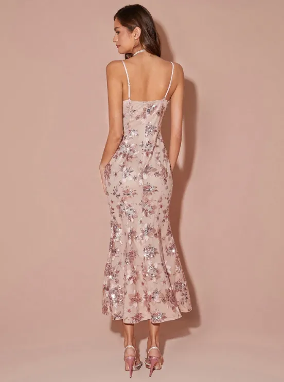 GUILIA FLORAL SEQUIN DRESS 🌹 sold by hitheredarling product image thumbnail 2