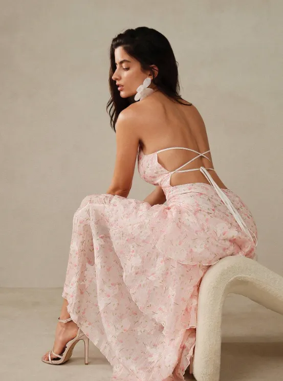 MORGANE RUFFLE FLORAL DRESS sold by hitheredarling product image thumbnail 5