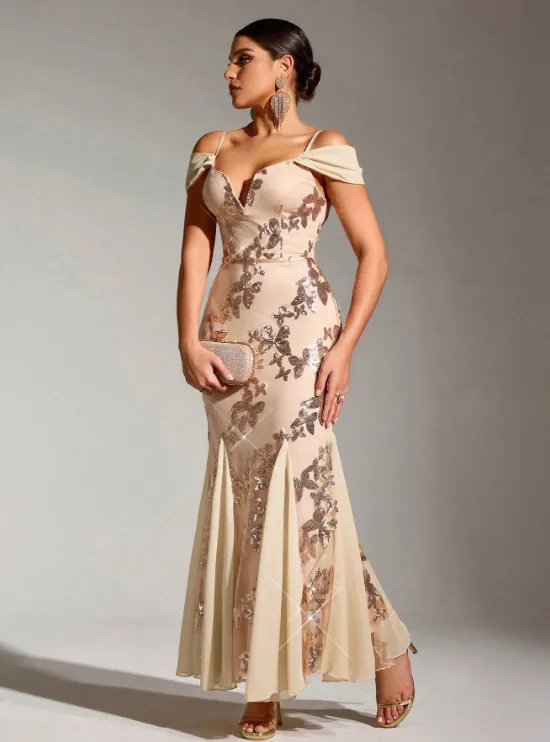 BLOOM SEQUIN MIDI DRESS sold by hitheredarling product image thumbnail 4