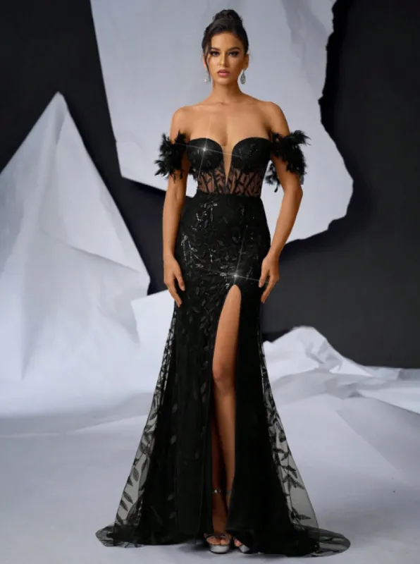 BLACK LUXE DHALIA GOWN sold by hitheredarling