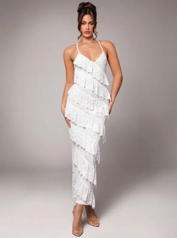 MAUD ROMANTIC LACE MAXI DRESS sold by hitheredarling