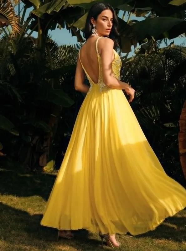 JEMIMA MAXI DRESS - YELLOW sold by hitheredarling