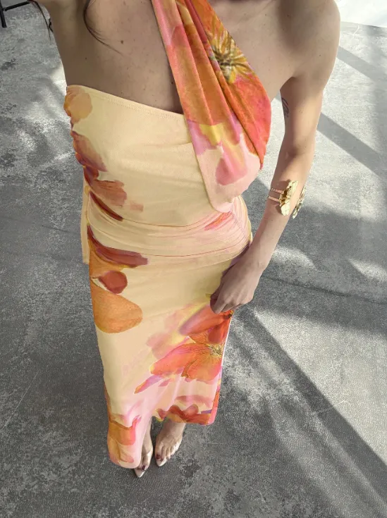 MAIA FLORAL MAXI DRESS sold by hitheredarling