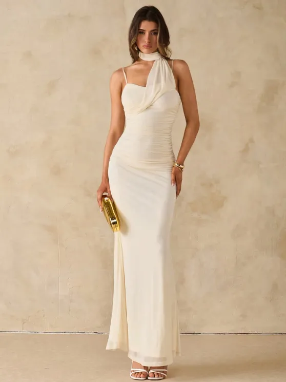 KELLY MAXI DRESS-APRICOT sold by hitheredarling product image thumbnail 5