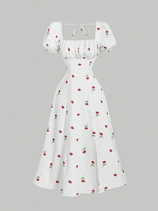 LOUISE ROMANTIC MIDI DRESS sold by hitheredarling