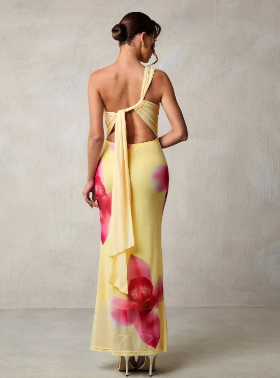 KIM BACKLESS FLORAL DRESS sold by hitheredarling