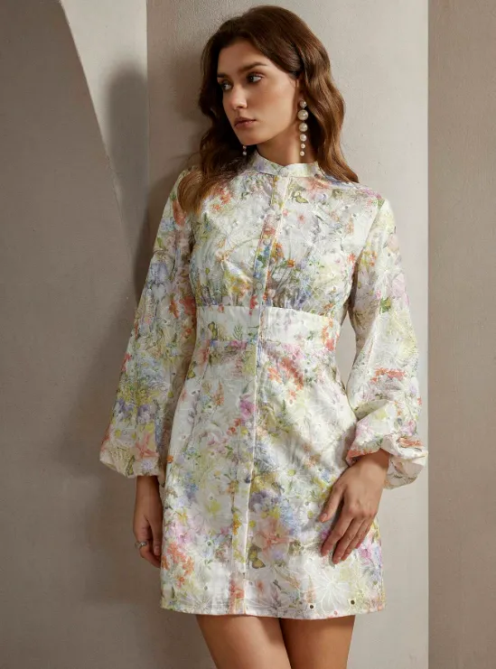 MAE FLORAL MINI DRESS sold by hitheredarling