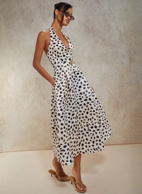 LINA BACKLESS HALTER NECK DRESS sold by hitheredarling product image thumbnail 2