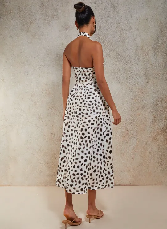 LINA BACKLESS HALTER NECK DRESS sold by hitheredarling product image thumbnail 3