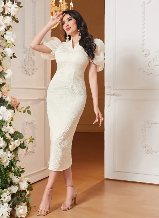 AVARA JACQUARD MIDI DRESS sold by hitheredarling product image thumbnail 2