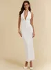 DELORIA BACKLESS MIDI DRESS sold by hitheredarling