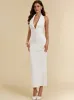 DELORIA BACKLESS MIDI DRESS sold by hitheredarling