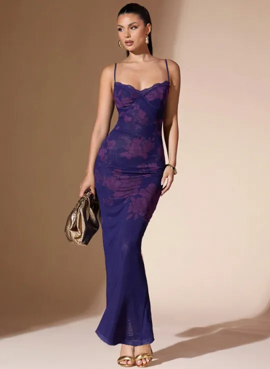 CASSIDY FLORAL MAXI DRESS sold by hitheredarling