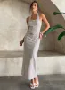 KADE METAL DECOR MAXI DRESS sold by hitheredarling