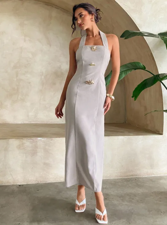 KADE METAL DECOR MAXI DRESS sold by hitheredarling product image thumbnail 5