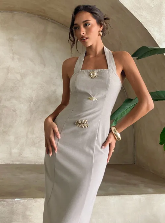 KADE METAL DECOR MAXI DRESS sold by hitheredarling product image thumbnail 3