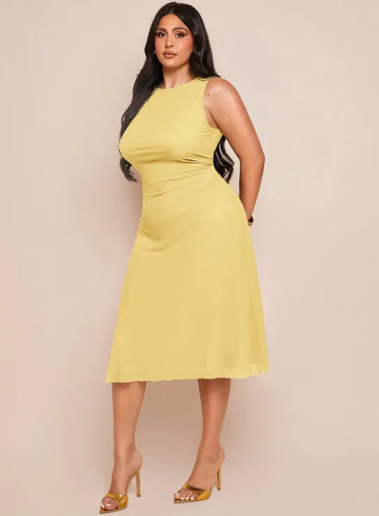 SIENA MESH DRESS-YELLOW sold by hitheredarling product image thumbnail 4