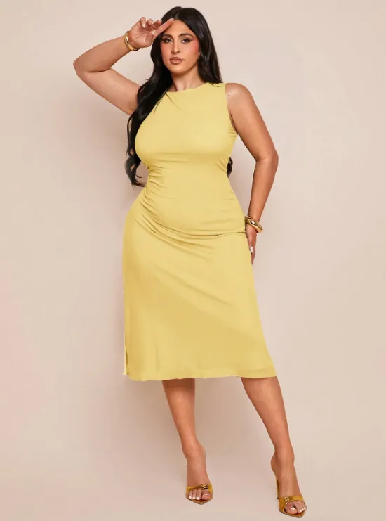 SIENA MESH DRESS-YELLOW sold by hitheredarling product image thumbnail 3