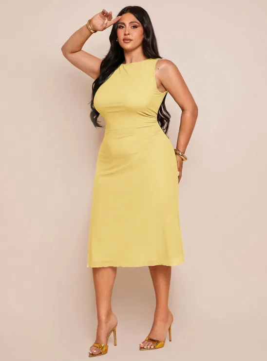 SIENA MESH DRESS-YELLOW sold by hitheredarling product image thumbnail 5