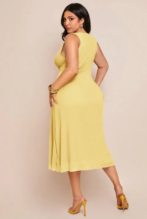 SIENA MESH DRESS-YELLOW sold by hitheredarling product image thumbnail 2