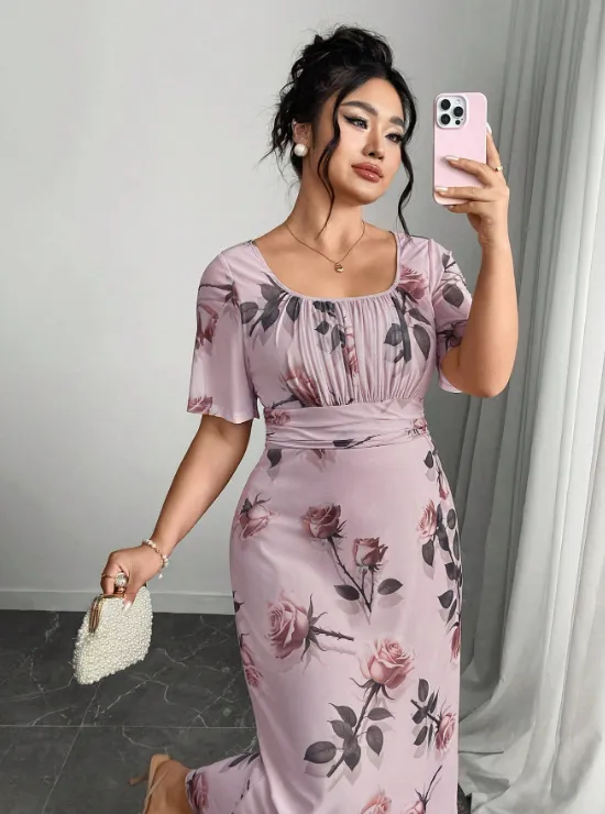 TEODORA FLORAL MAXI DRESS sold by hitheredarling product image thumbnail 3